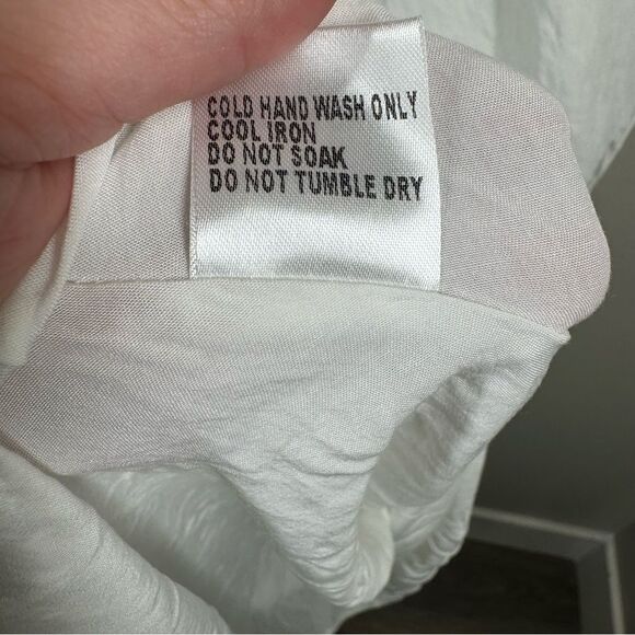 Princess Polly White Emily Spaghetti Strap Lace Trim Maxi Slip Dress Fitted 10 - Picture 8 of 11